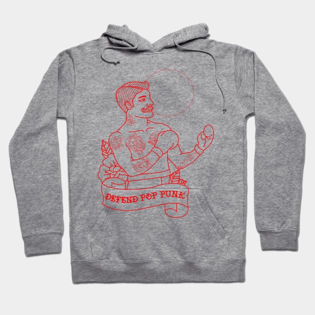 DEFEND POP PUNK Hoodie by art_of_josh